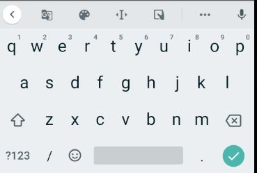 Android's Url keyboard