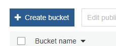 Create bucket