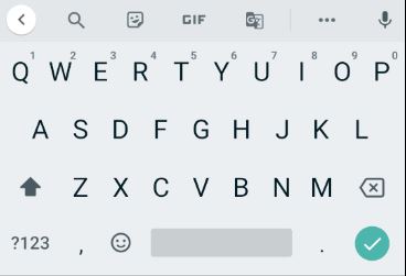 Android's Chat keyboard